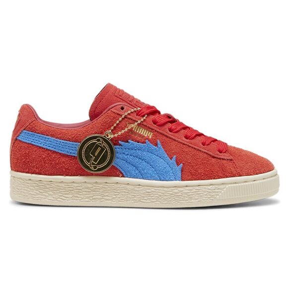 PUMA Mens Suede Buggy X Op Lace Up Sneakers Shoes Casual - Red - Size 8 M